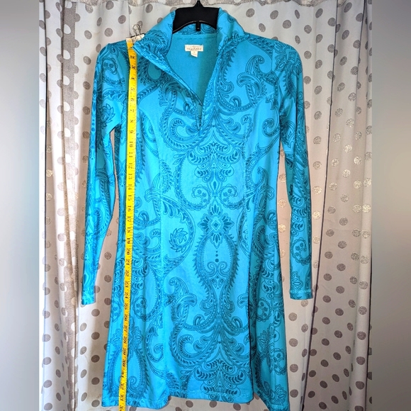 Zippered Collar Dress S - Picture 3 of 7